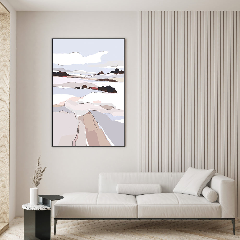 wall-art-print-canvas-poster-framed-Eternal Peaks, Style B , By Nikita Jariwala-GIOIA-WALL-ART