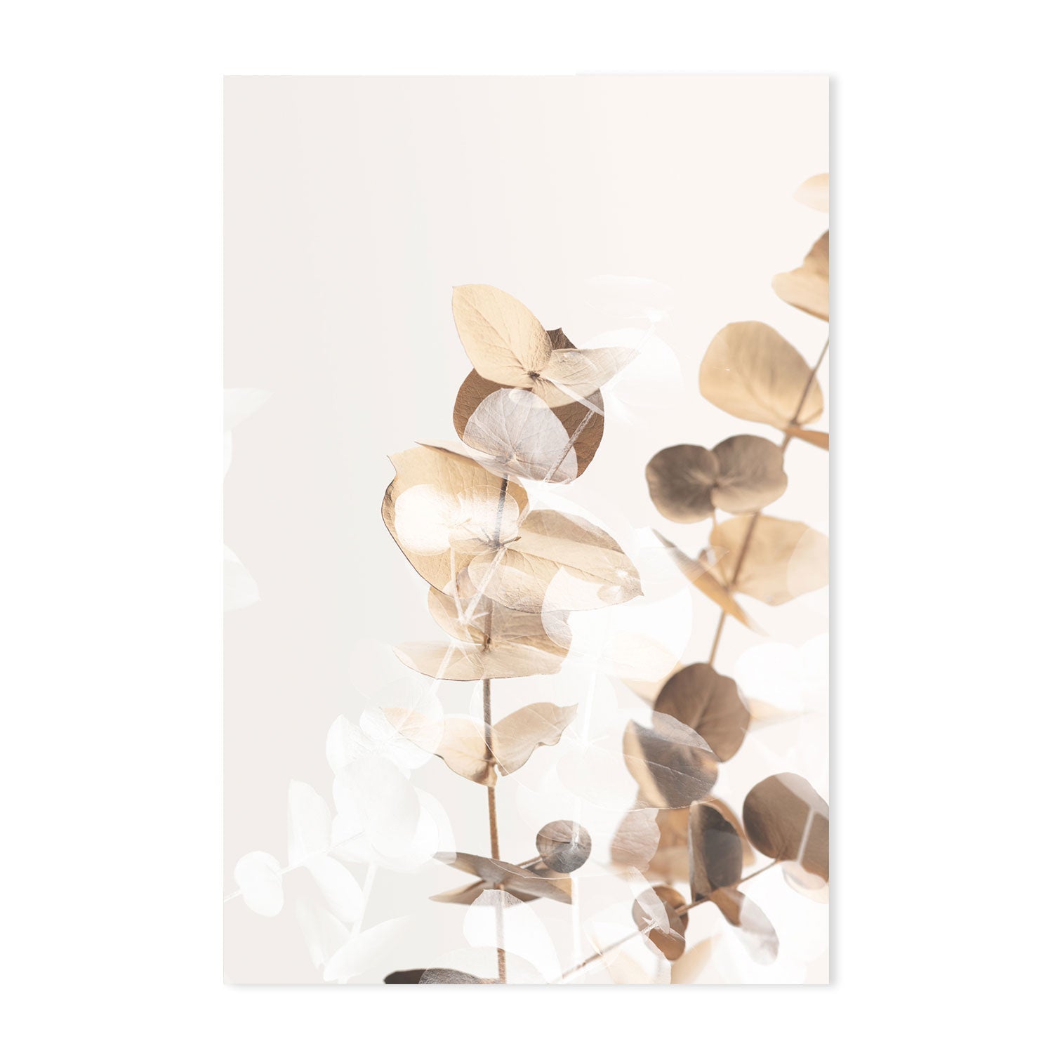 wall-art-print-canvas-poster-framed-Eucalyptus Creative Gold, Style A-by-Plus X Studio-Gioia Wall Art