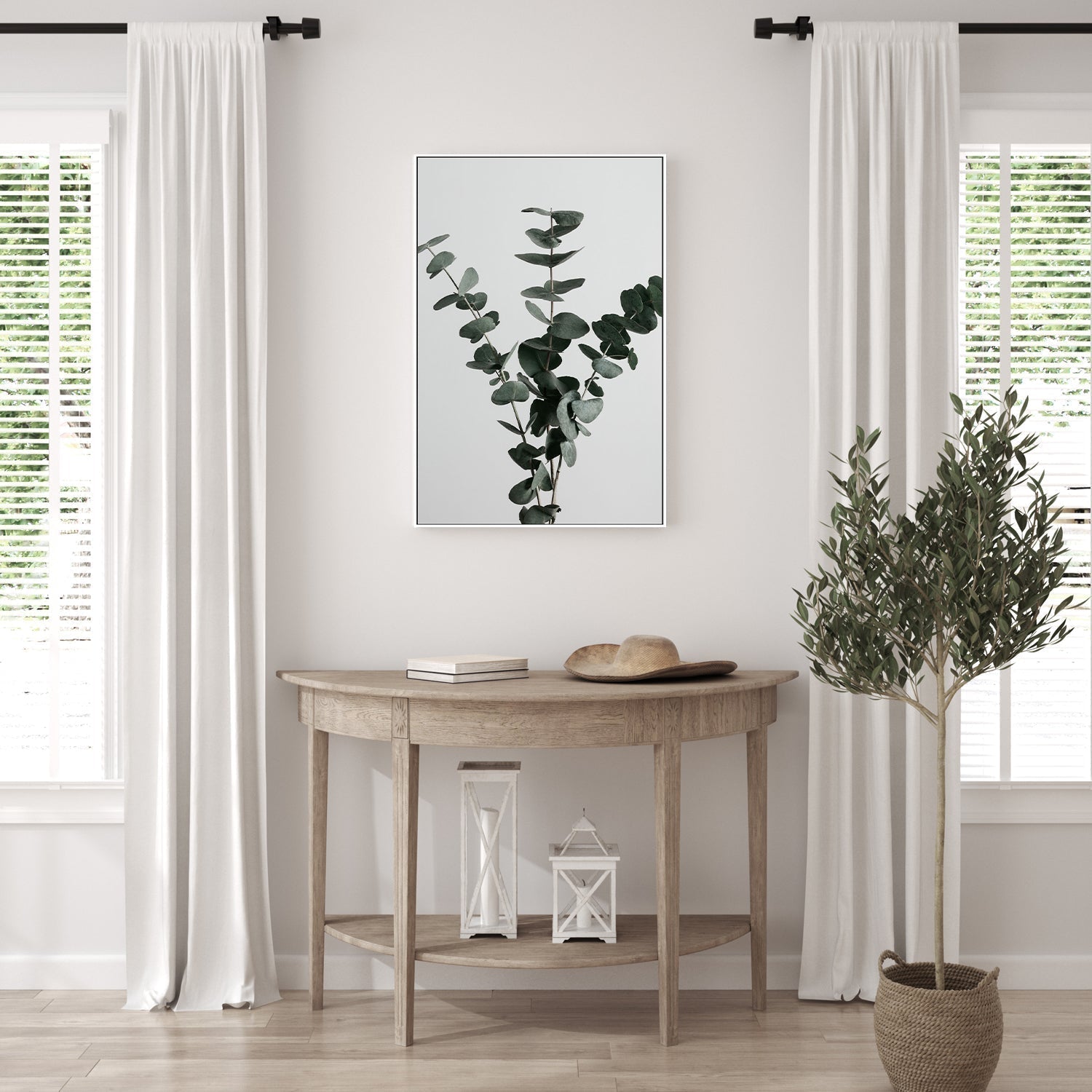 wall-art-print-canvas-poster-framed-Eucalyptus Natural, Style A-by-Plus X Studio-Gioia Wall Art