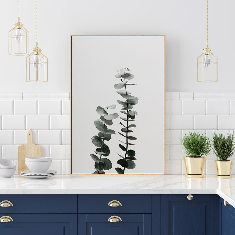 wall-art-print-canvas-poster-framed-Eucalyptus Natural, Style B-by-Plus X Studio-Gioia Wall Art