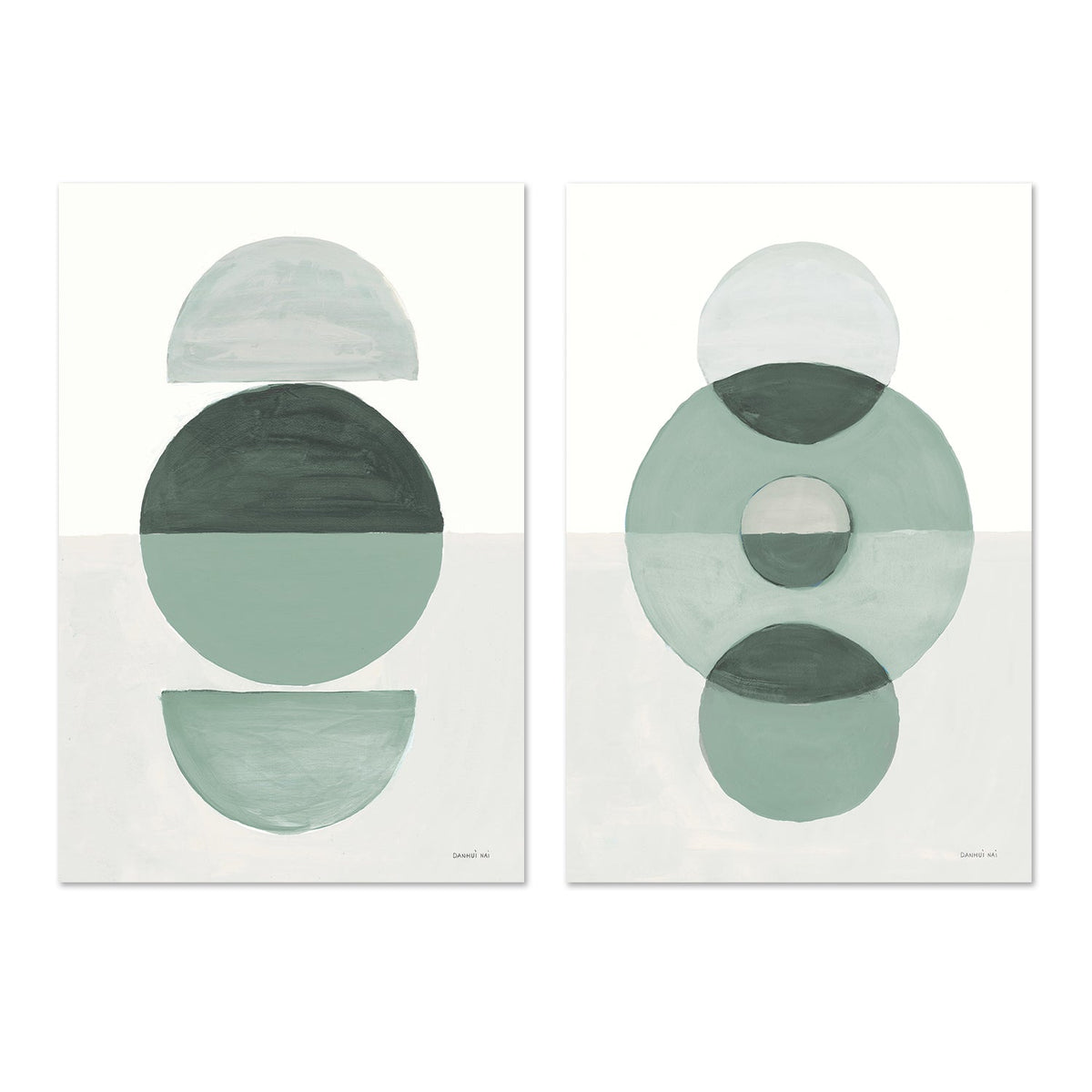 wall-art-print-canvas-poster-framed-Eucalyptus, Style A & B, Set Of 2 , By Danhui Nai-GIOIA-WALL-ART