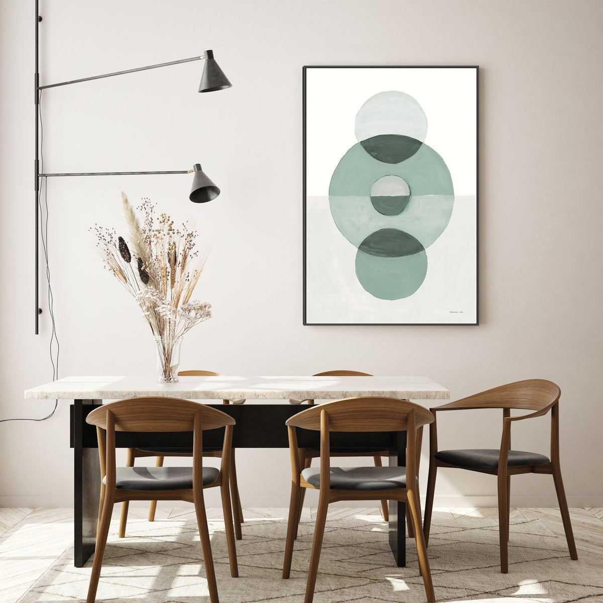 wall-art-print-canvas-poster-framed-Eucalyptus, Style B , By Danhui Nai-GIOIA-WALL-ART