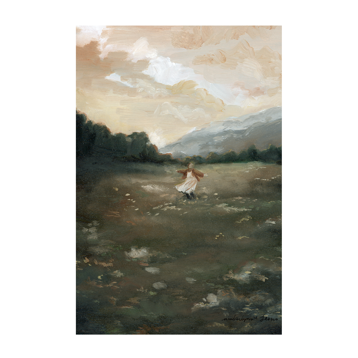 wall-art-print-canvas-poster-framed-Evening Laughter , By Amberlynn Lillie-1