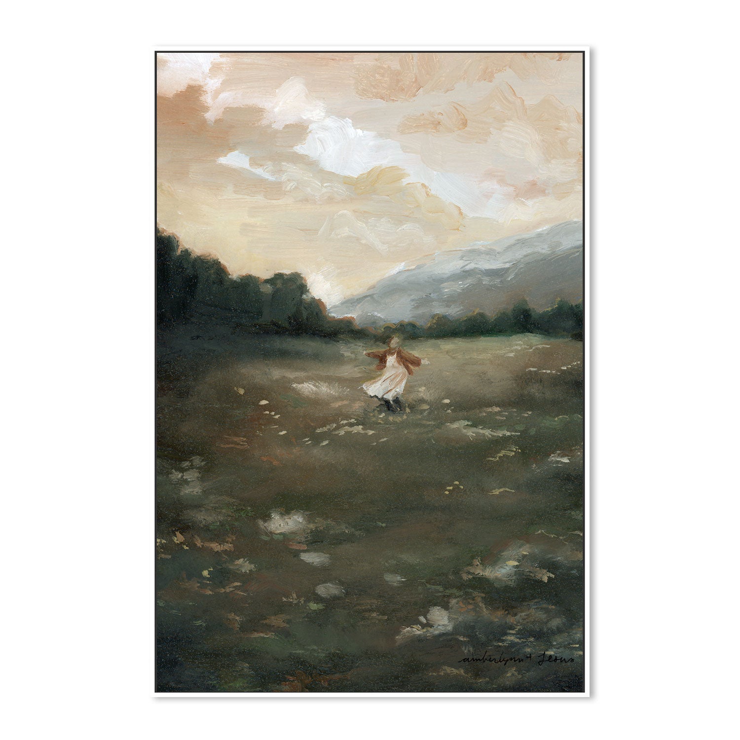 wall-art-print-canvas-poster-framed-Evening Laughter , By Amberlynn Lillie-5