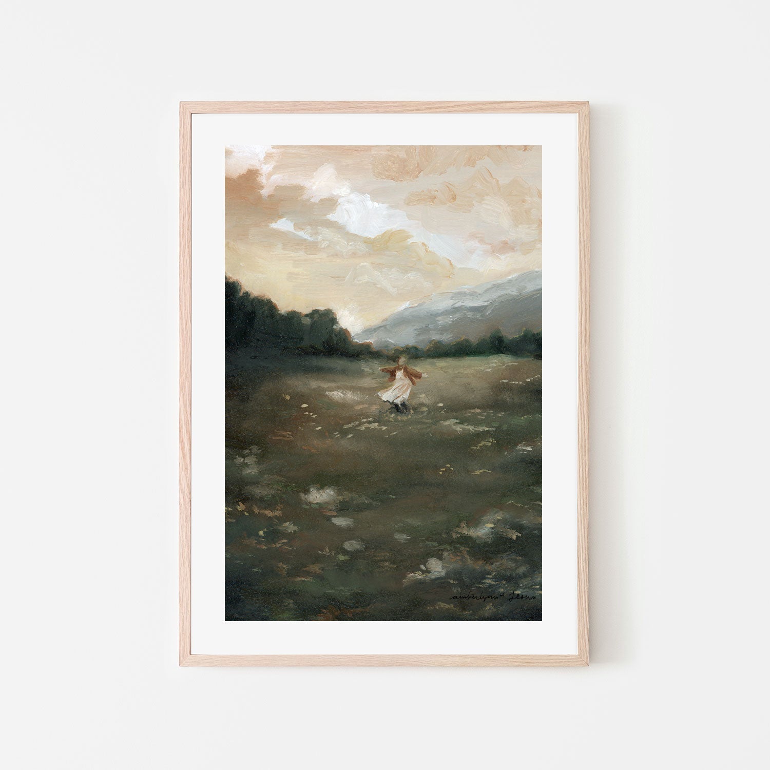 wall-art-print-canvas-poster-framed-Evening Laughter , By Amberlynn Lillie-6