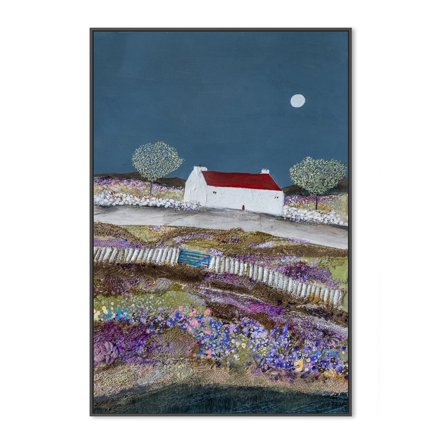 wall-art-print-canvas-poster-framed-Evening Meadow , By Louise O'Hara-3