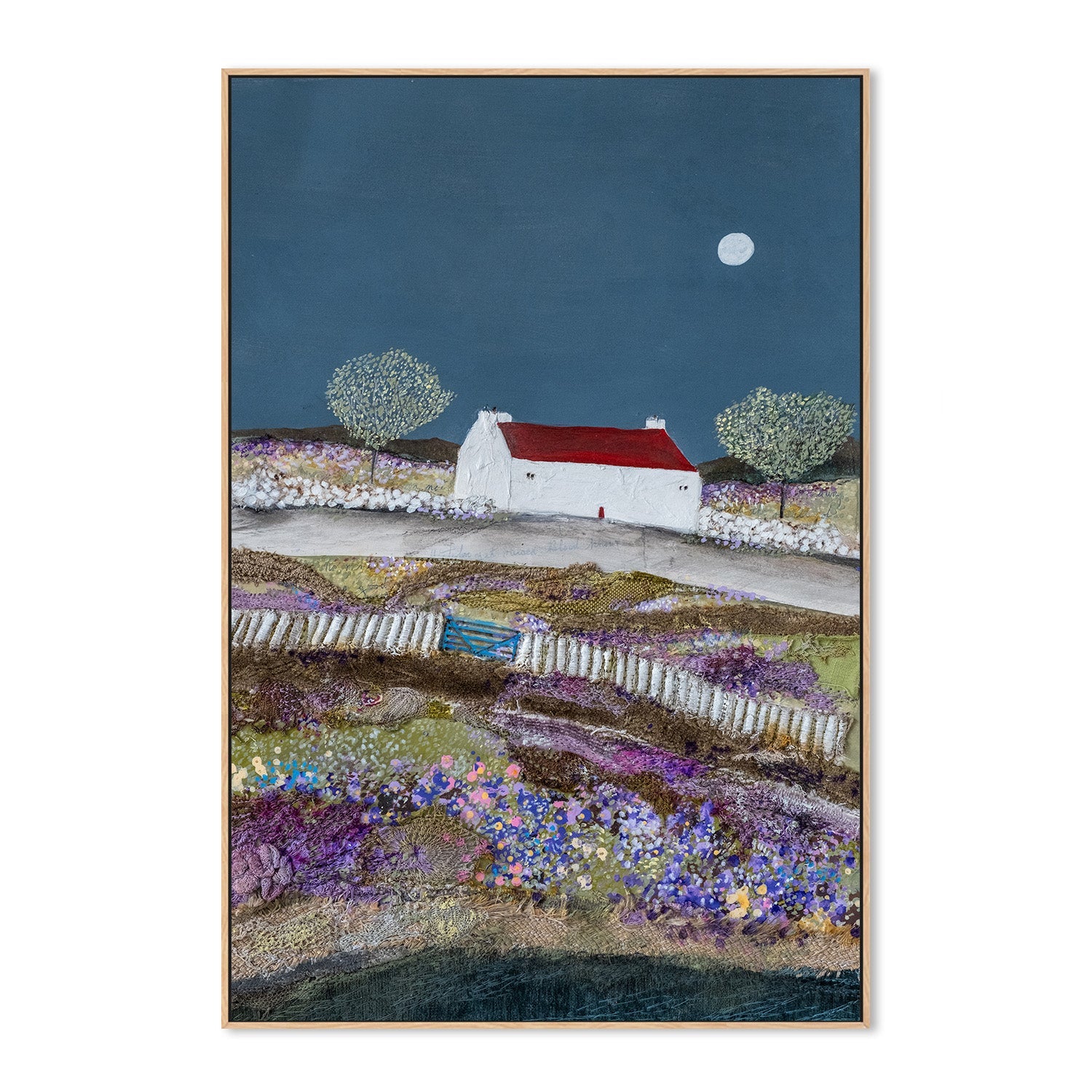 wall-art-print-canvas-poster-framed-Evening Meadow , By Louise O'Hara-4