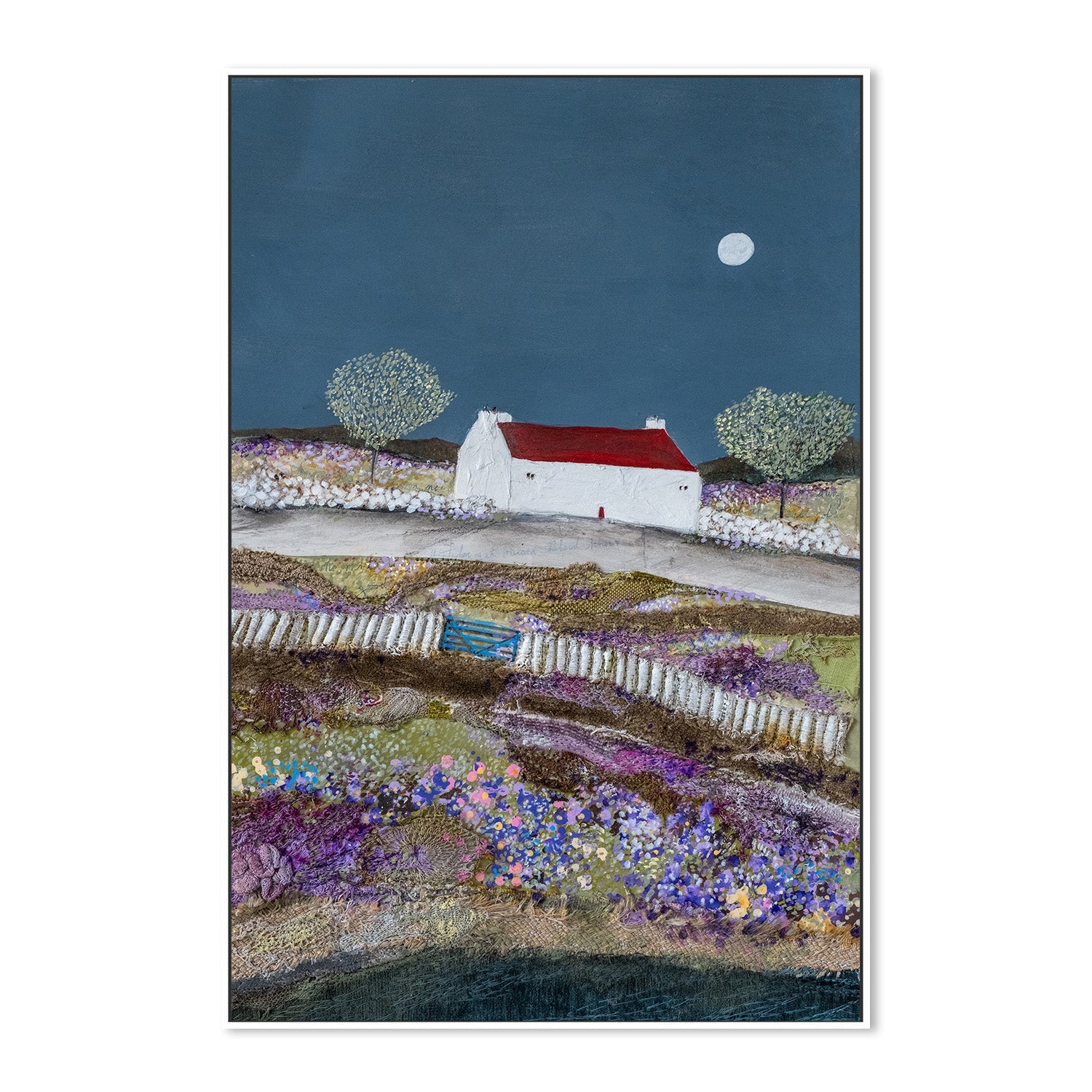 wall-art-print-canvas-poster-framed-Evening Meadow , By Louise O'Hara-5