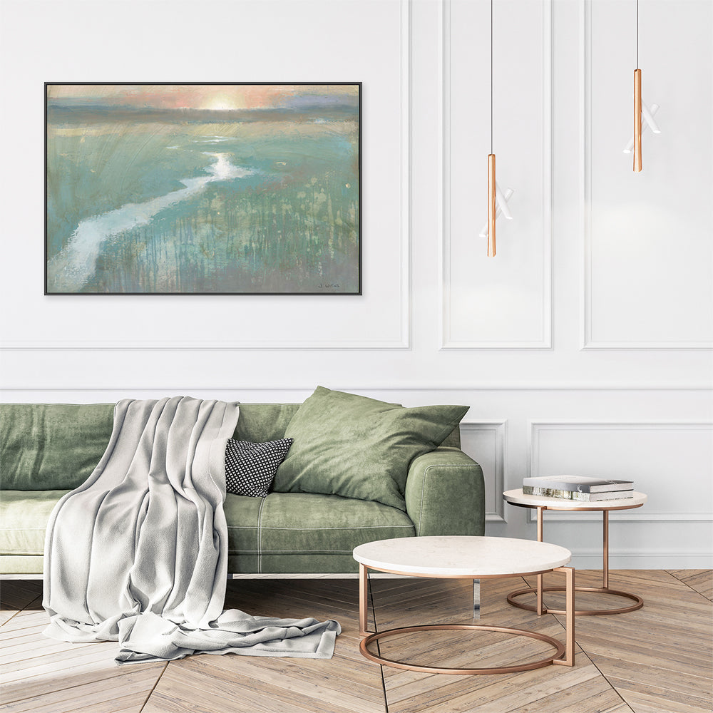 wall-art-print-canvas-poster-framed-Evening Stream-by-James Wiens-Gioia Wall Art