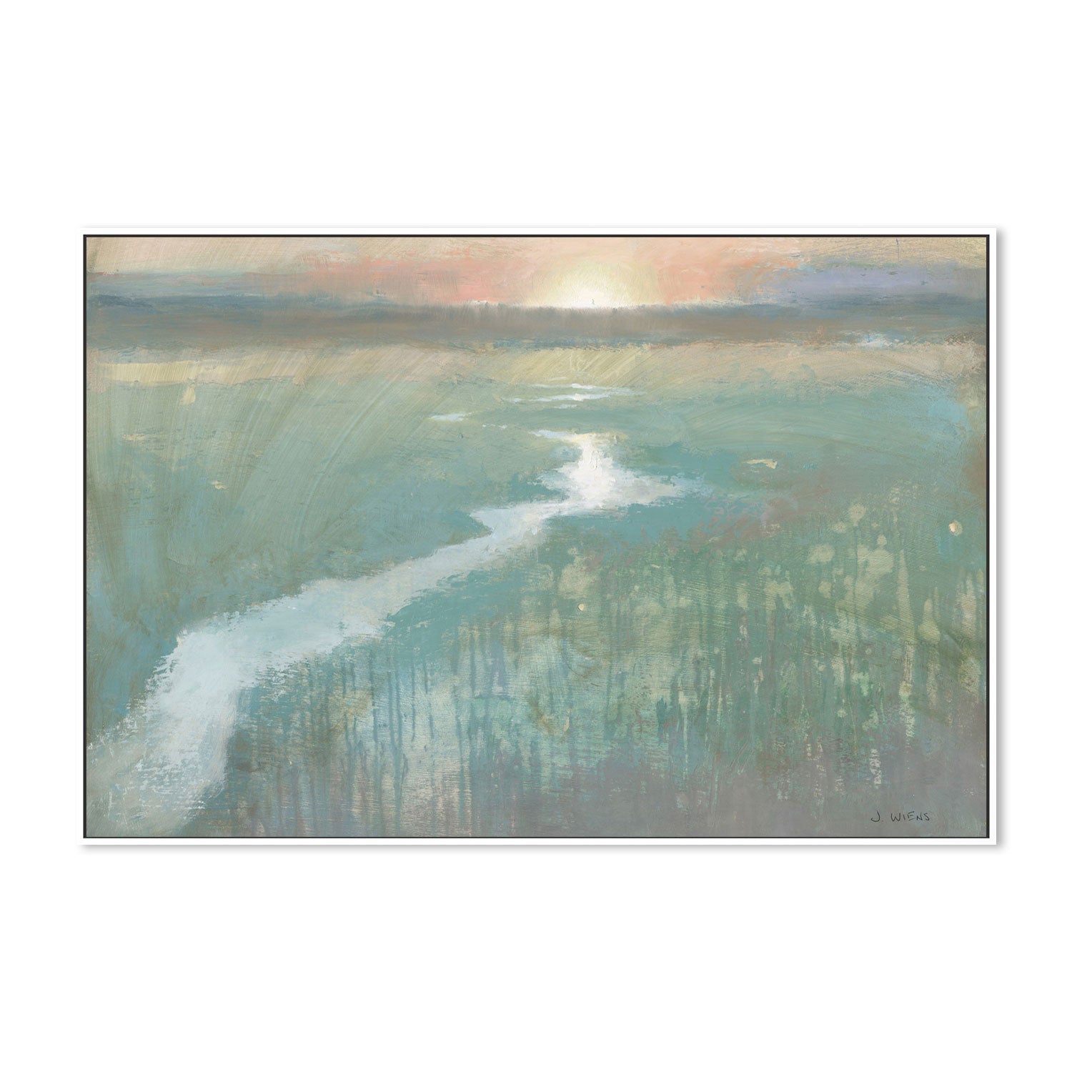 wall-art-print-canvas-poster-framed-Evening Stream-by-James Wiens-Gioia Wall Art