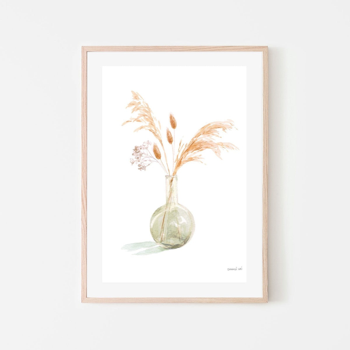 wall-art-print-canvas-poster-framed-Everlasting Bouquet, Neutral, Style B-by-Danhui Nai-Gioia Wall Art