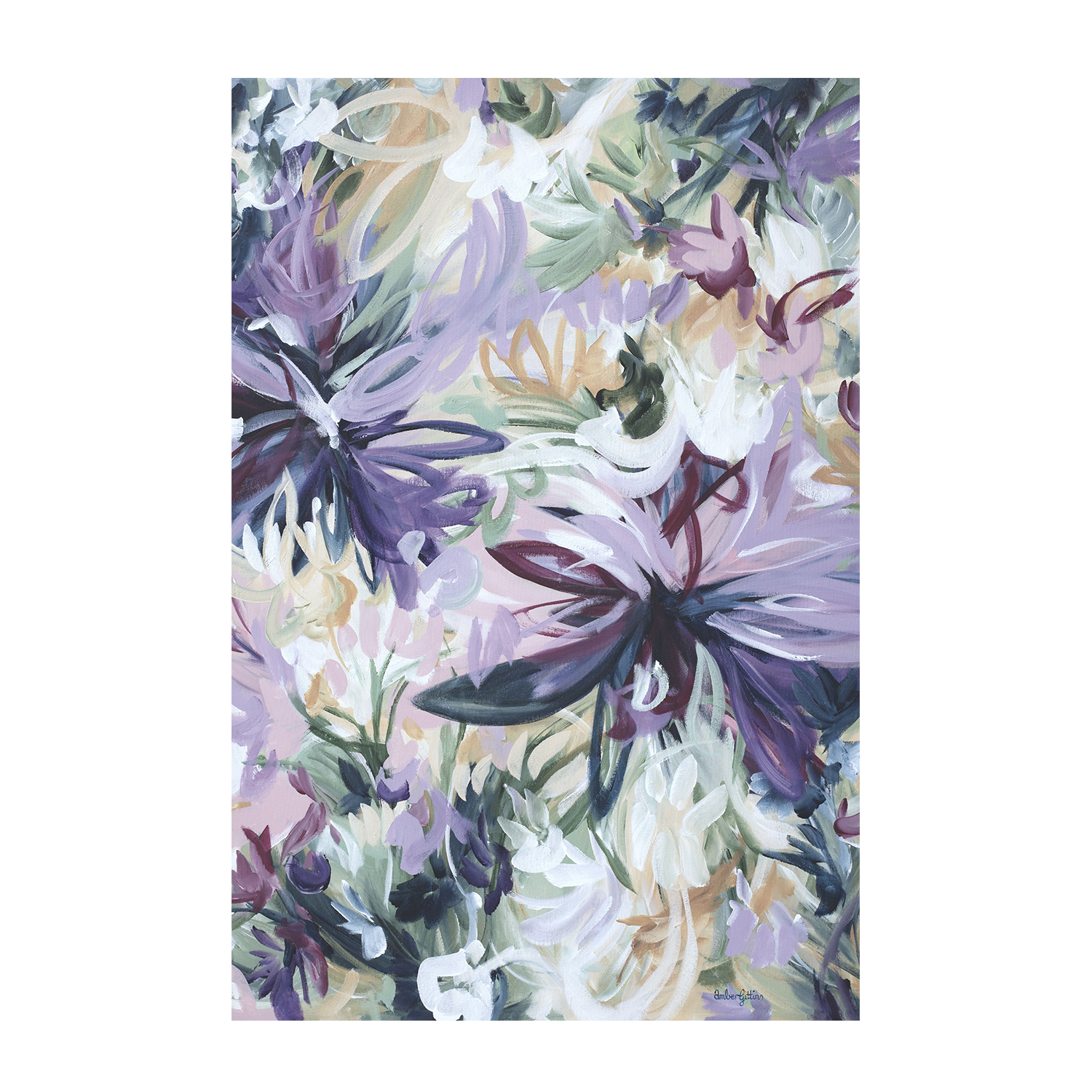 wall-art-print-canvas-poster-framed-Exotic Wild Flowers , By Amber Gittins-1