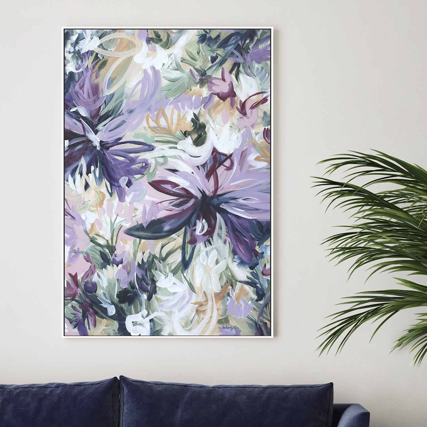 wall-art-print-canvas-poster-framed-Exotic Wild Flowers , By Amber Gittins-2