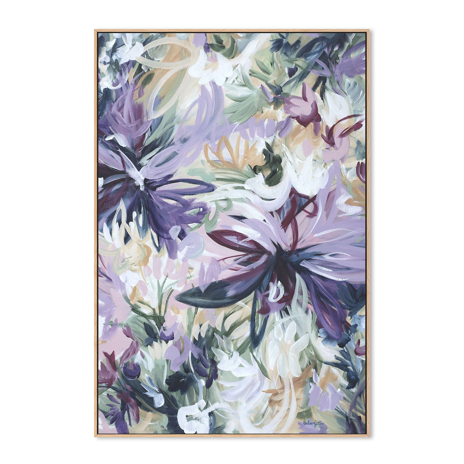 wall-art-print-canvas-poster-framed-Exotic Wild Flowers , By Amber Gittins-4