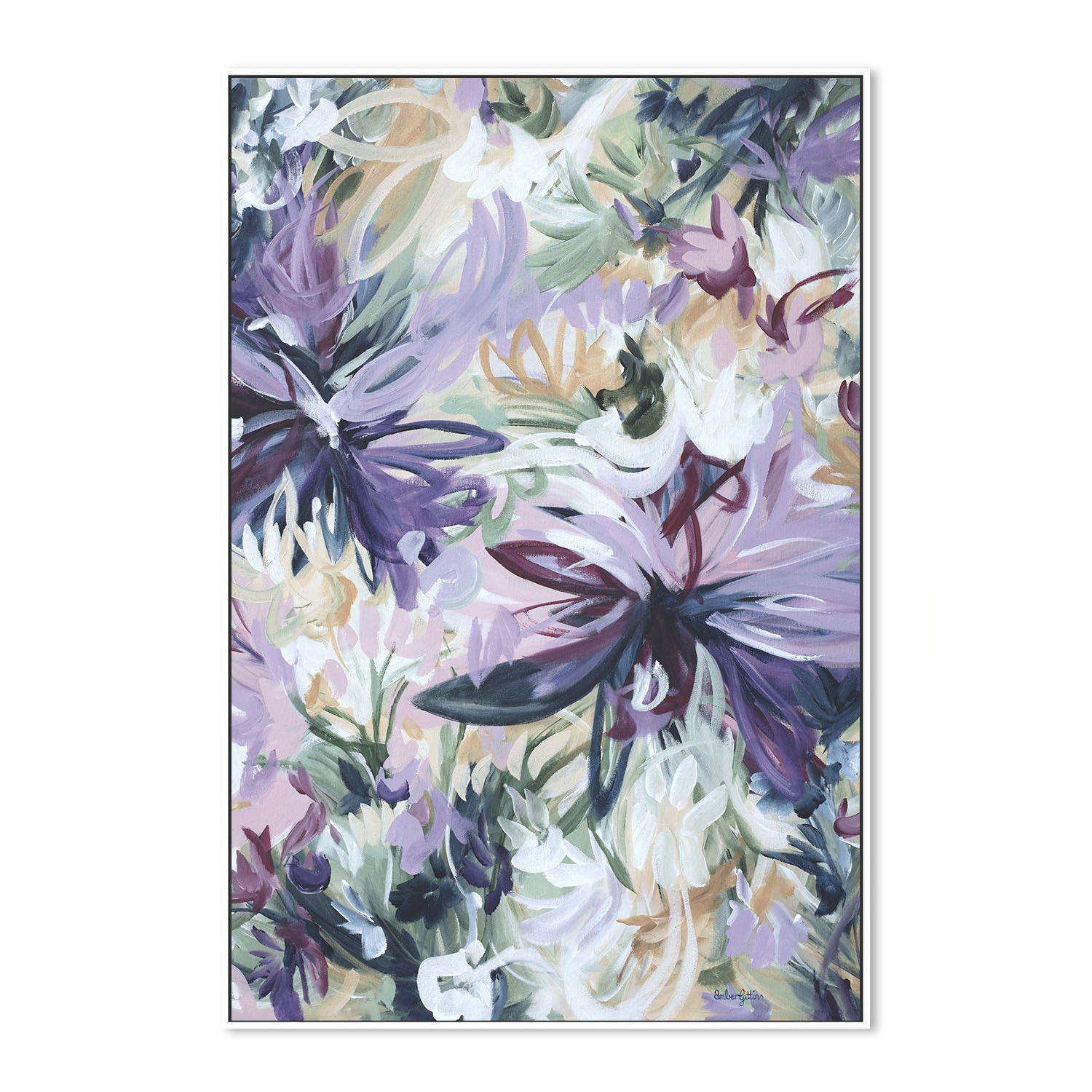 wall-art-print-canvas-poster-framed-Exotic Wild Flowers , By Amber Gittins-5