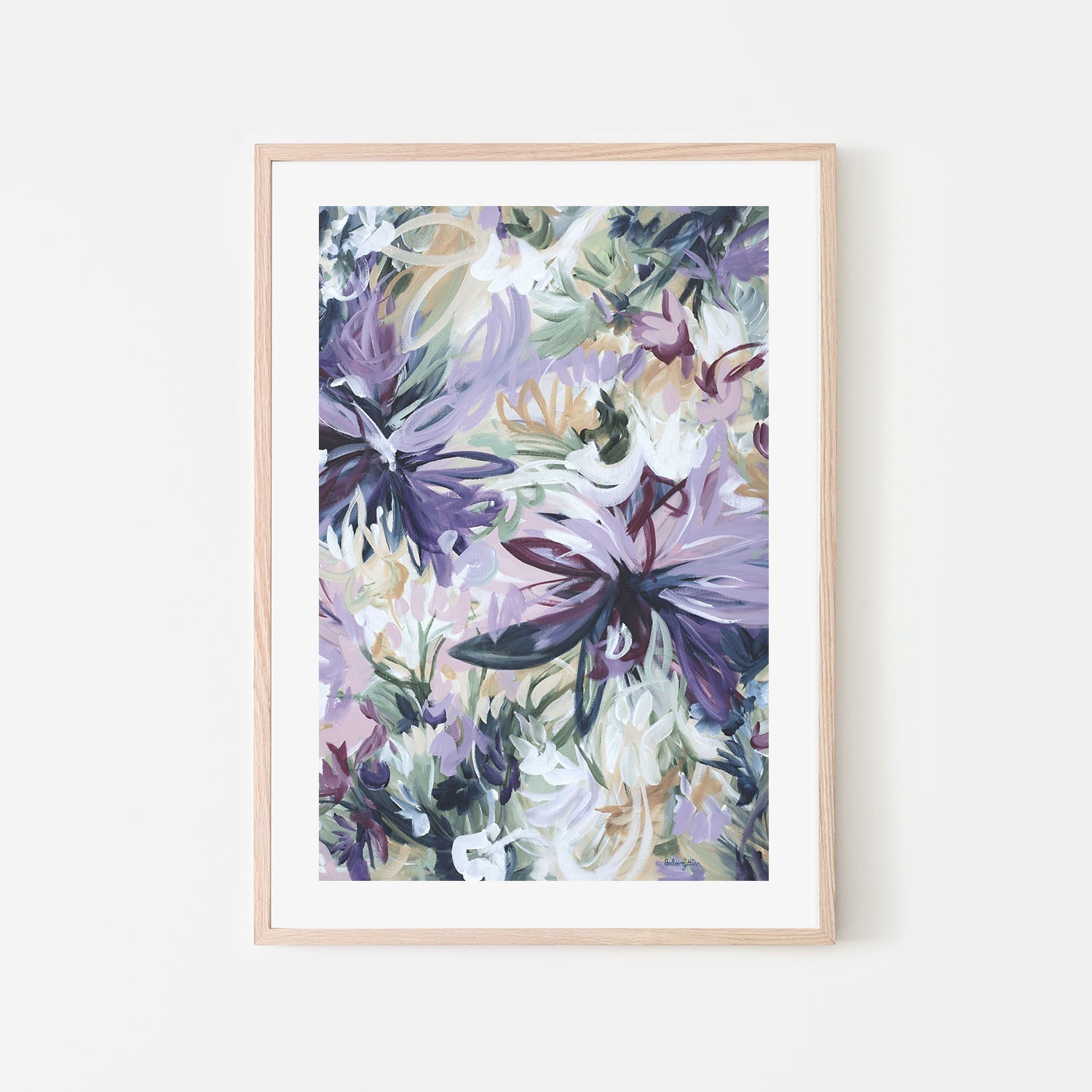 wall-art-print-canvas-poster-framed-Exotic Wild Flowers , By Amber Gittins-6