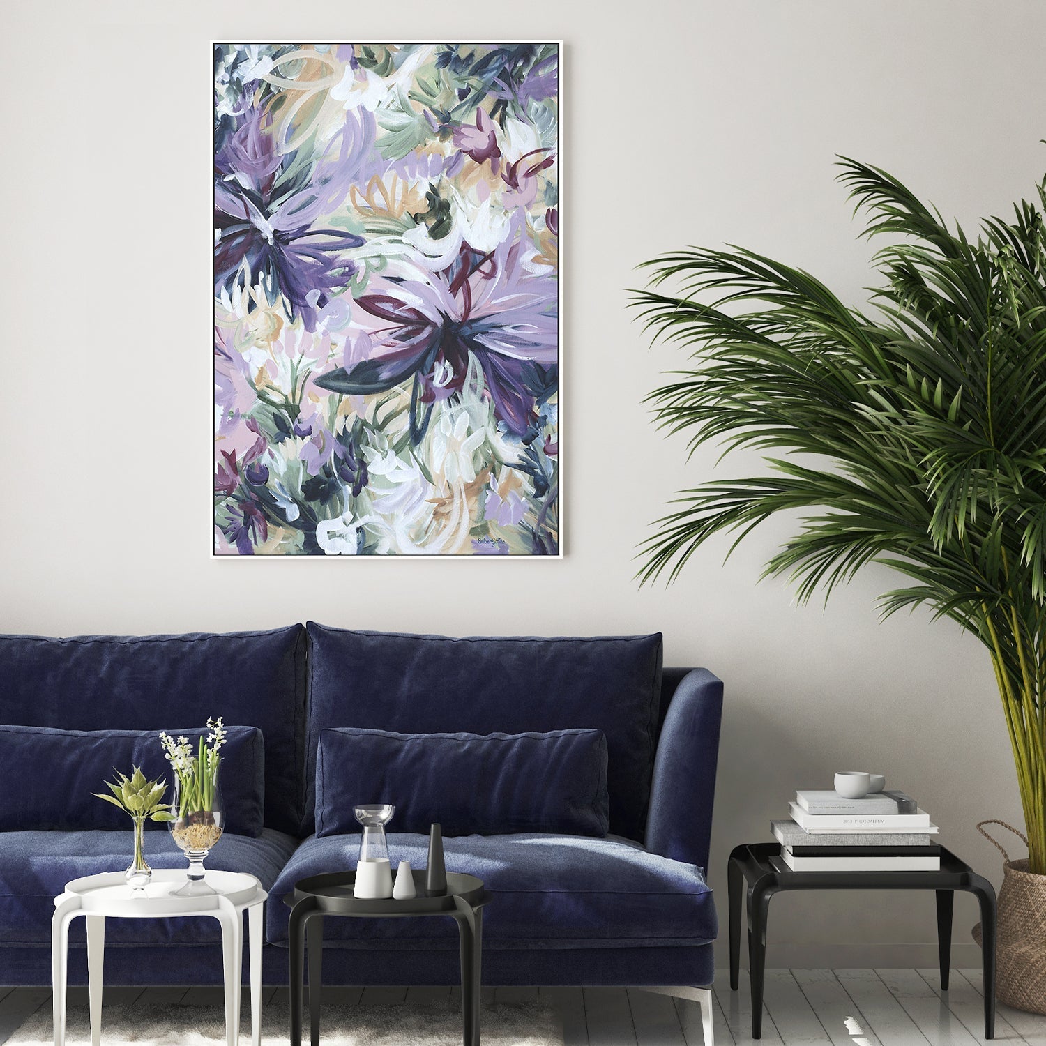 wall-art-print-canvas-poster-framed-Exotic Wild Flowers , By Amber Gittins-7
