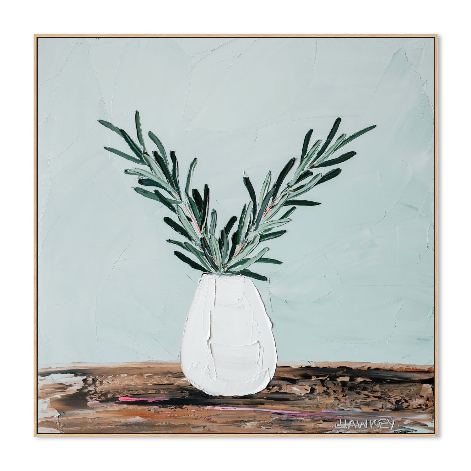 wall-art-print-canvas-poster-framed-Extending An Olive Branch , By Angela Hawkey-4