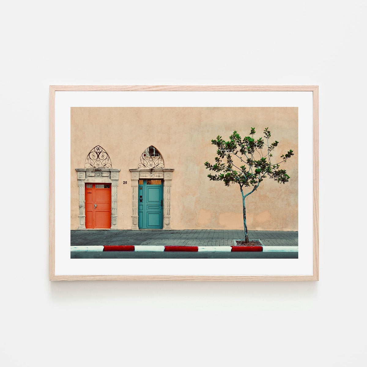 wall-art-print-canvas-poster-framed-Facade - Old Jaffa, by Arnon Orbach-by-Plus X Studio-Gioia Wall Art