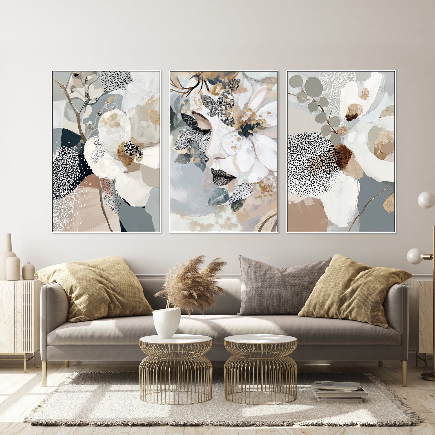 wall-art-print-canvas-poster-framed-Fae, Set Of 3-7