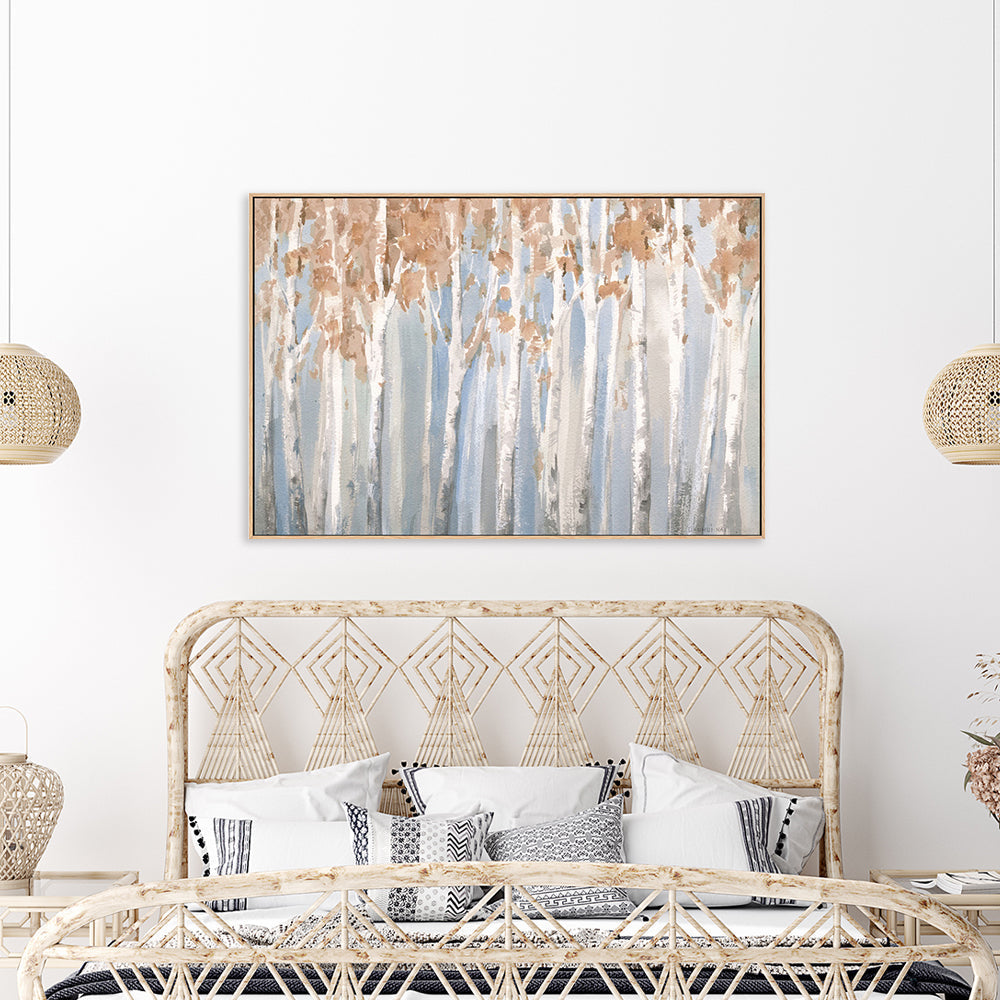 wall-art-print-canvas-poster-framed-Fall Birches-by-Danhui Nai-Gioia Wall Art