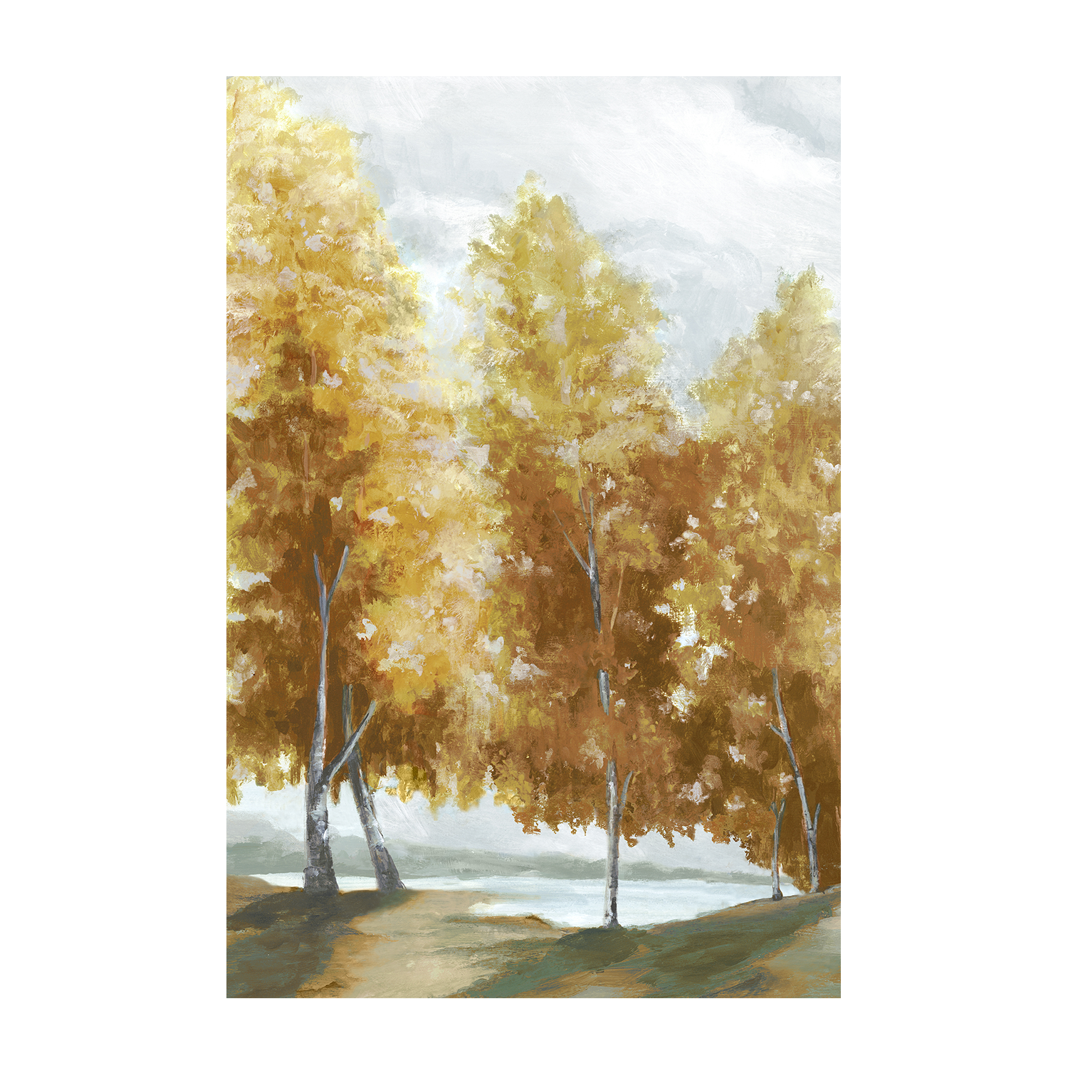 wall-art-print-canvas-poster-framed-Fall Coloured Trees , By Eva Watts-1