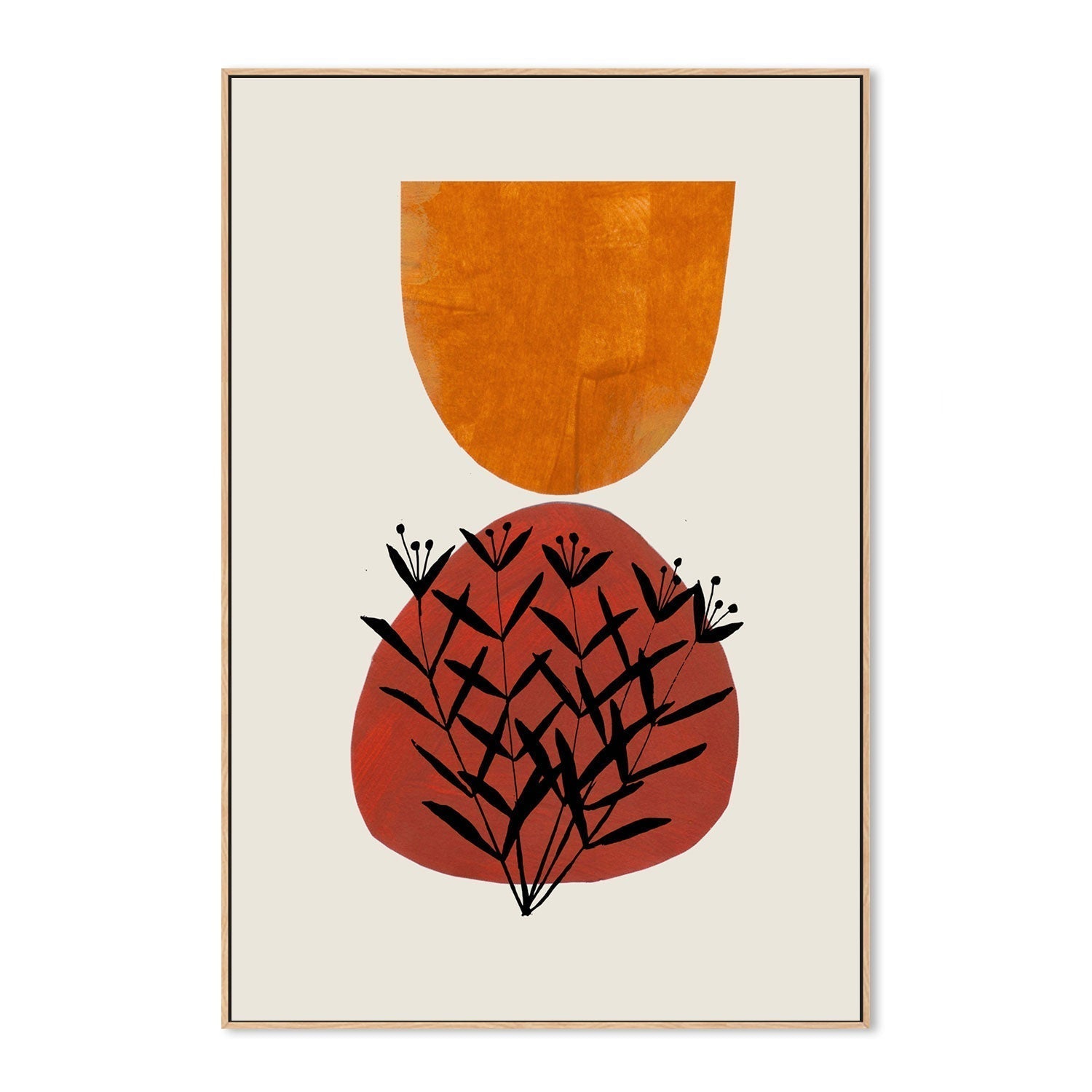wall-art-print-canvas-poster-framed-Fall Flowers , By Ejaaz Haniff-GIOIA-WALL-ART