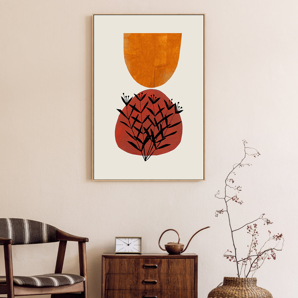 wall-art-print-canvas-poster-framed-Fall Flowers , By Ejaaz Haniff-GIOIA-WALL-ART