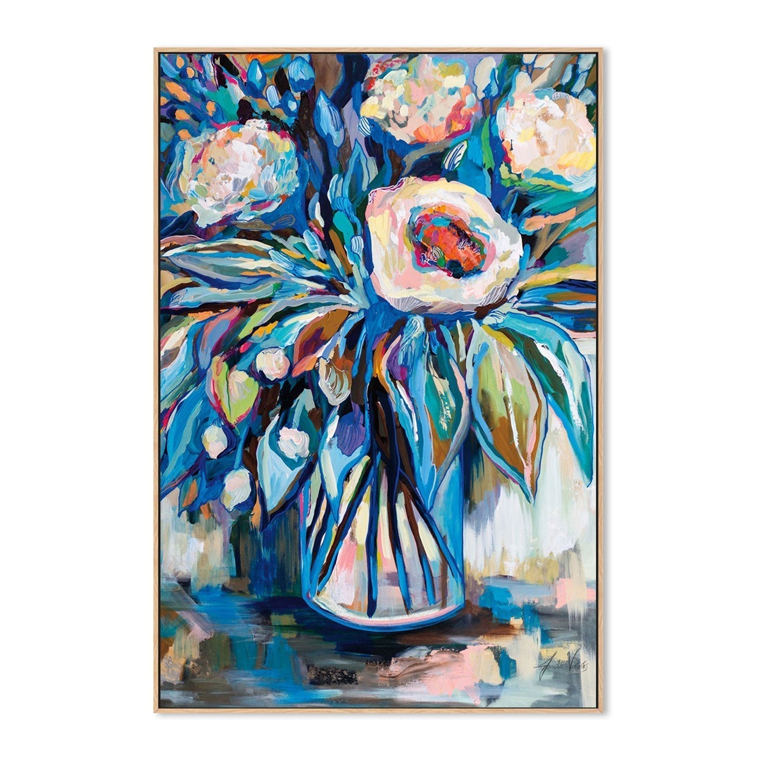 wall-art-print-canvas-poster-framed-Fall Garden-by-Jeanette Vertentes-Gioia Wall Art