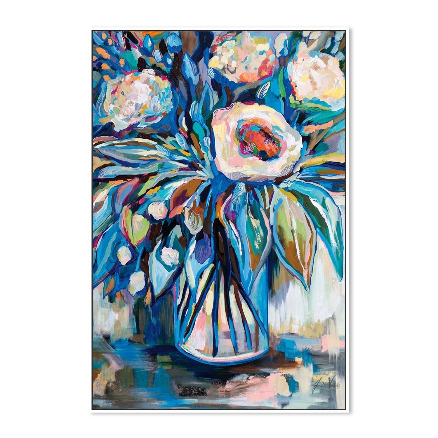 wall-art-print-canvas-poster-framed-Fall Garden-by-Jeanette Vertentes-Gioia Wall Art