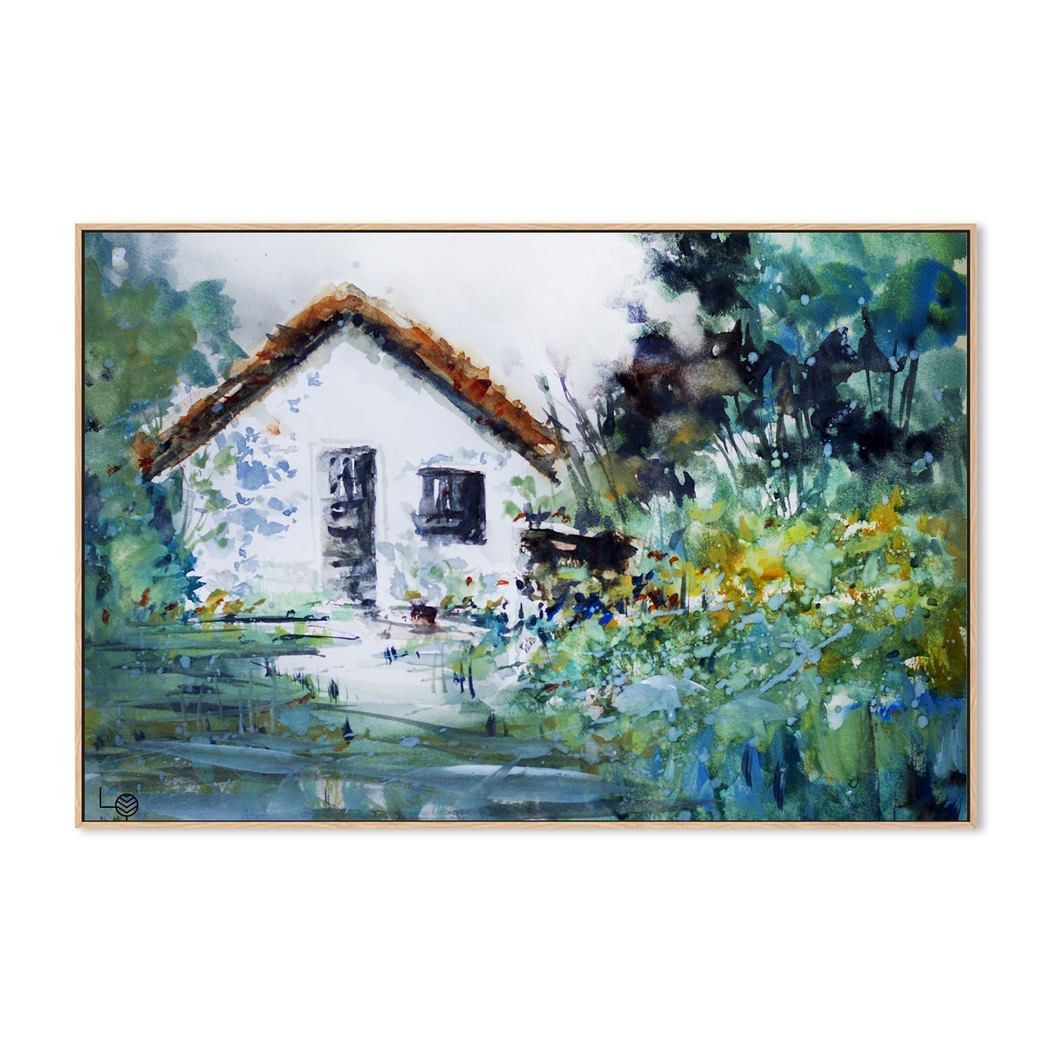 wall-art-print-canvas-poster-framed-faraaway-by-Lilou Online Fine Arts-Gioia Wall Art