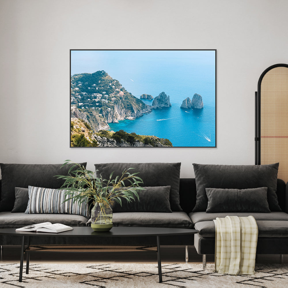 wall-art-print-canvas-poster-framed-Faraglioni, Capri, Italy , By Leggera Studio-7