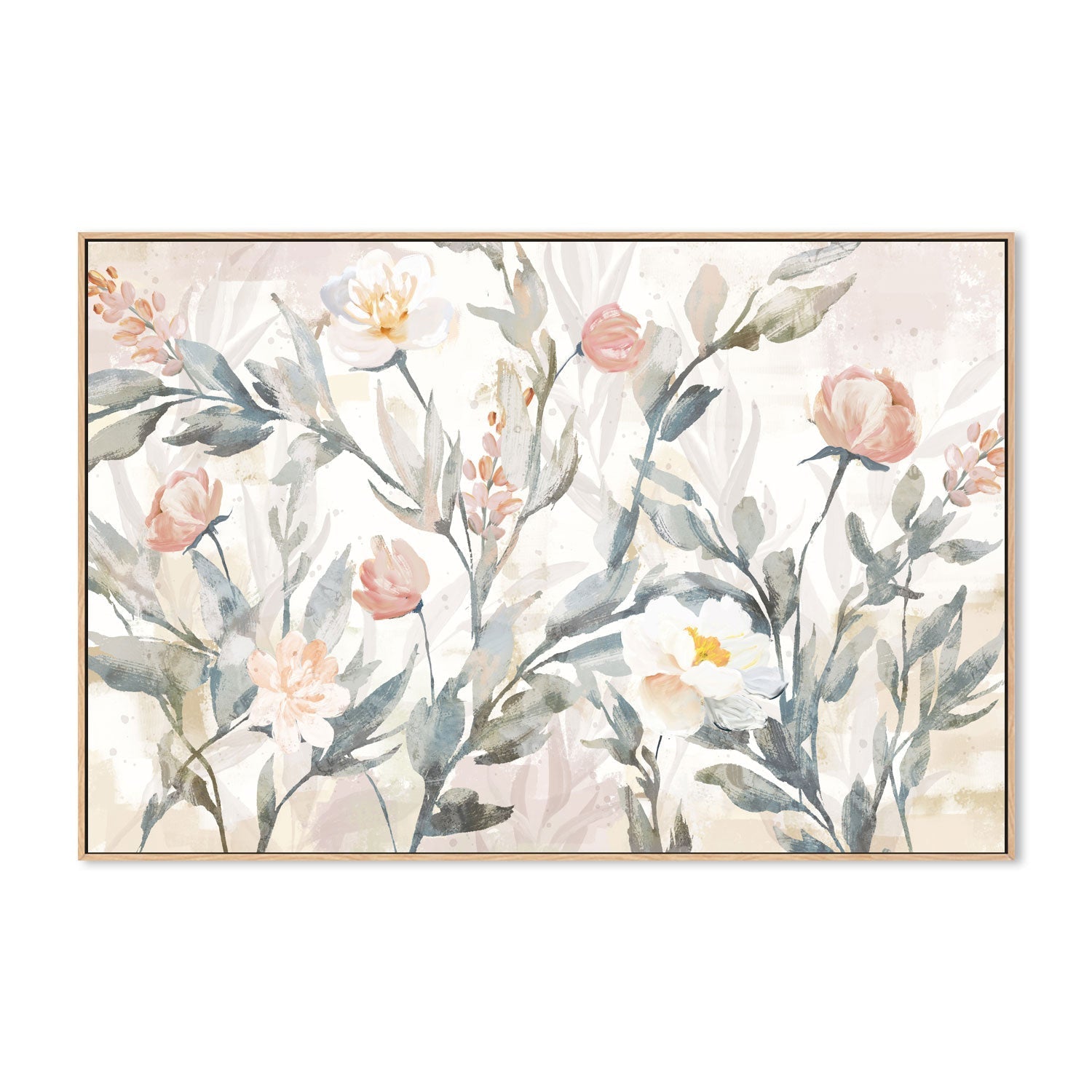 wall-art-print-canvas-poster-framed-Farm House Florals , By Nina Blue-4