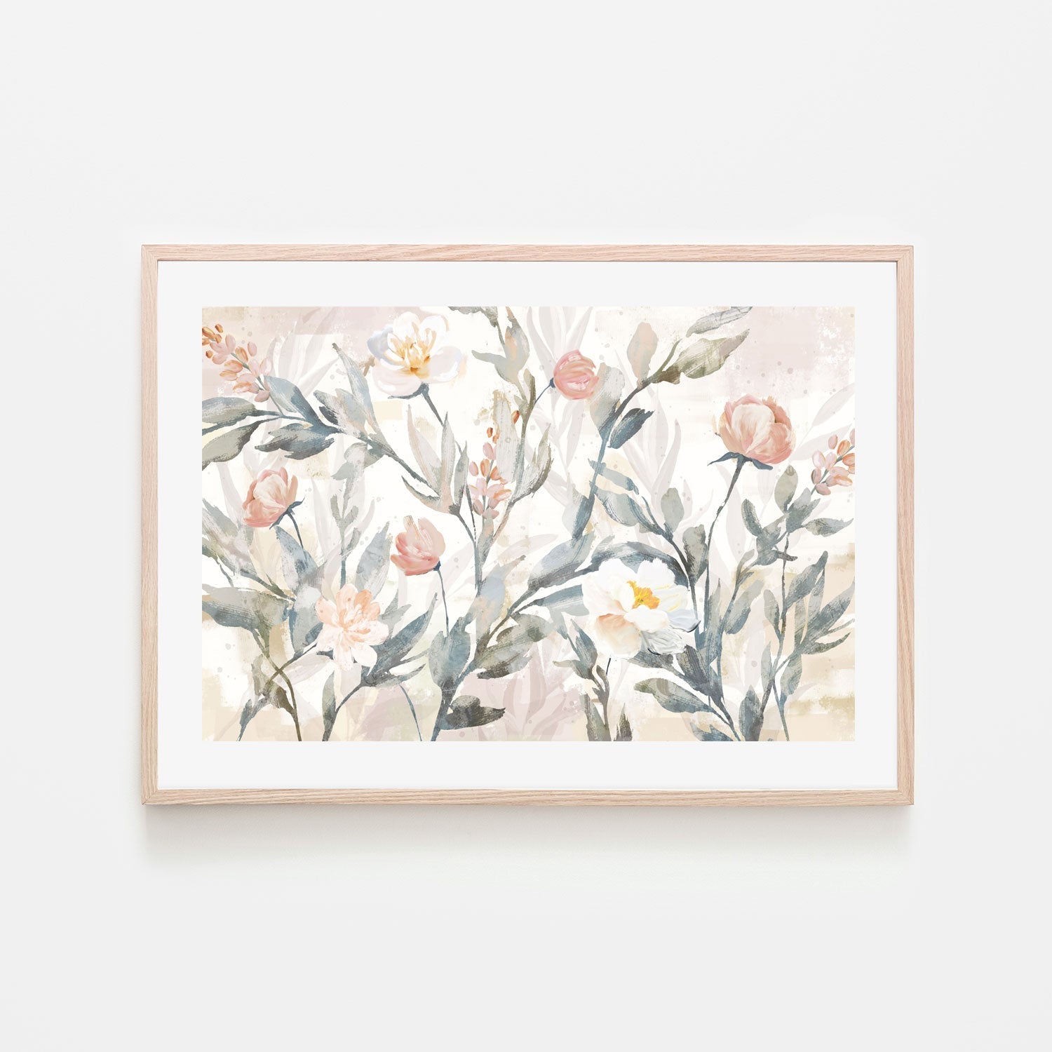 wall-art-print-canvas-poster-framed-Farm House Florals , By Nina Blue-6