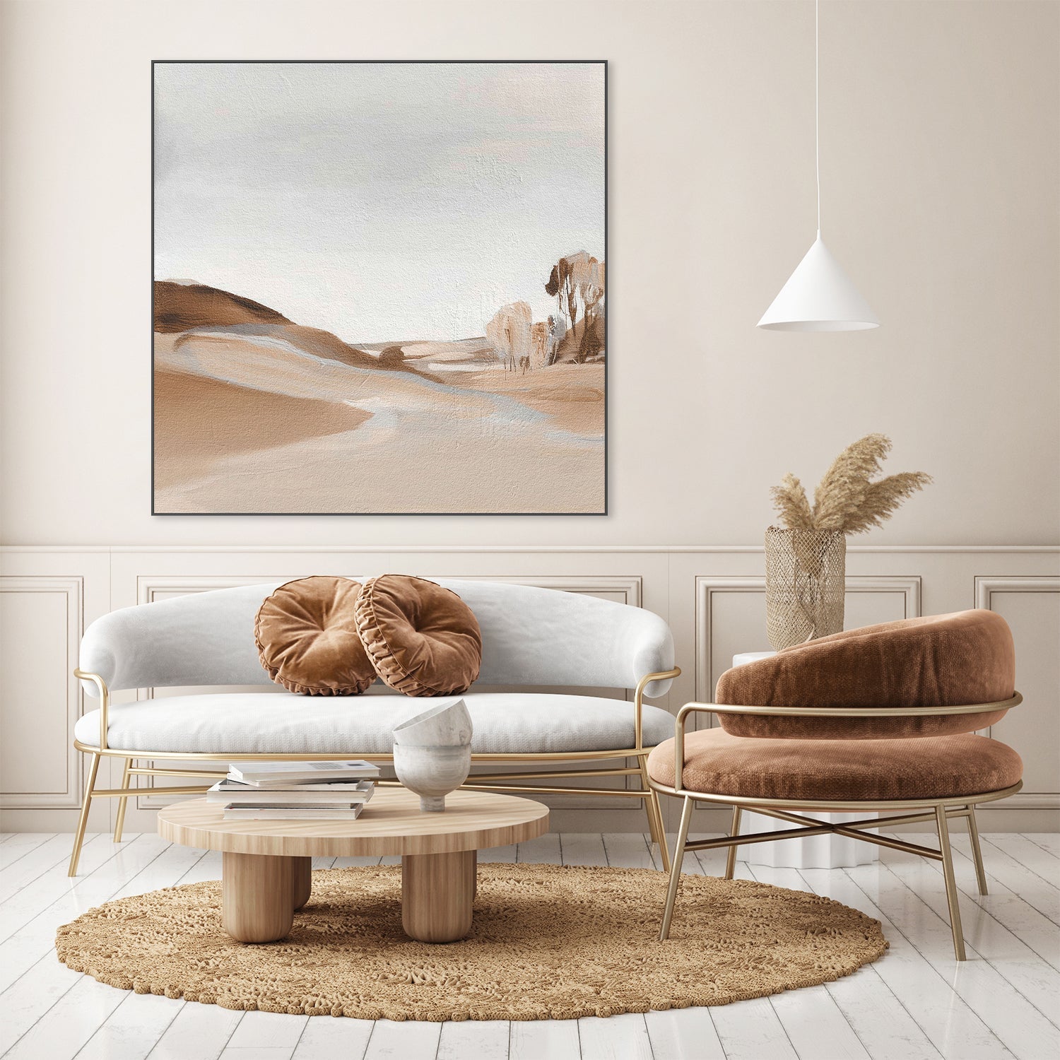wall-art-print-canvas-poster-framed-Farm View, Style B , By Alma-7