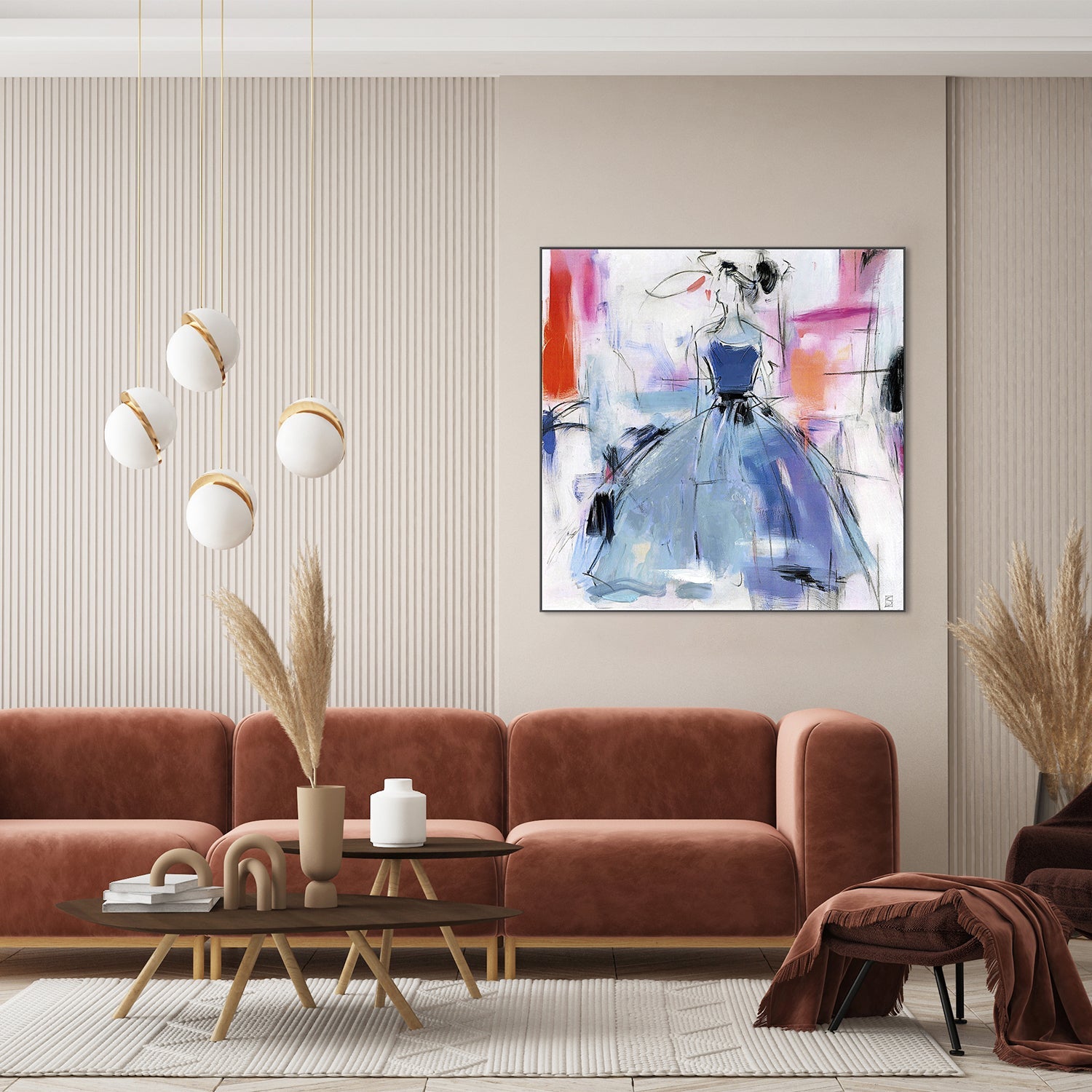 wall-art-print-canvas-poster-framed-Fashion Abstract, Style A-7