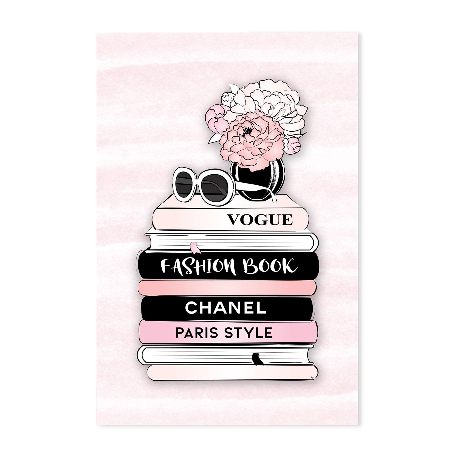 wall-art-print-canvas-poster-framed-Fashion Books-GIOIA-WALL-ART