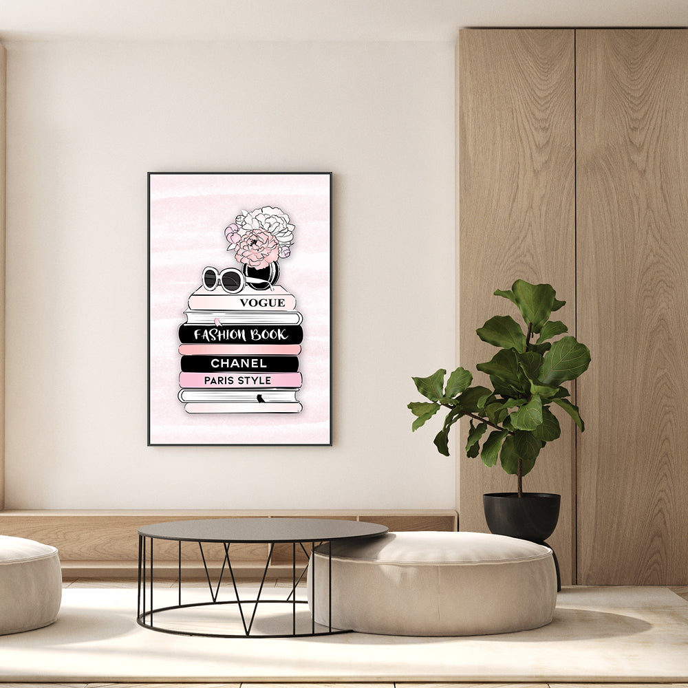 wall-art-print-canvas-poster-framed-Fashion Books-GIOIA-WALL-ART
