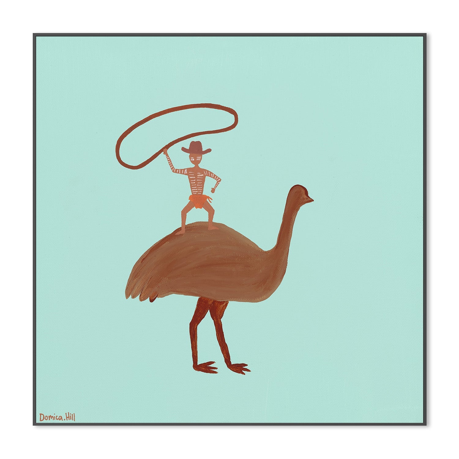 wall-art-print-canvas-poster-framed-Feathers and Rope-3