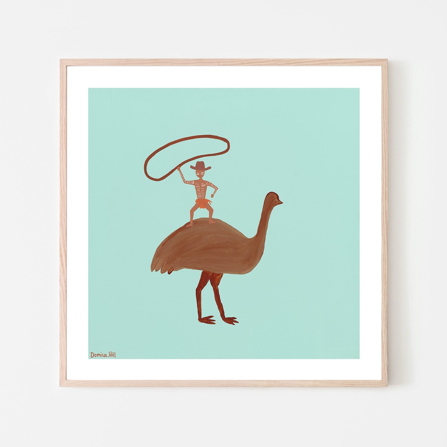 wall-art-print-canvas-poster-framed-Feathers and Rope-6