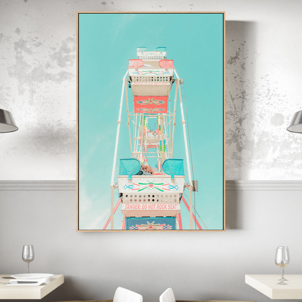 wall-art-print-canvas-poster-framed-Ferris Wheel Nostalgia-2