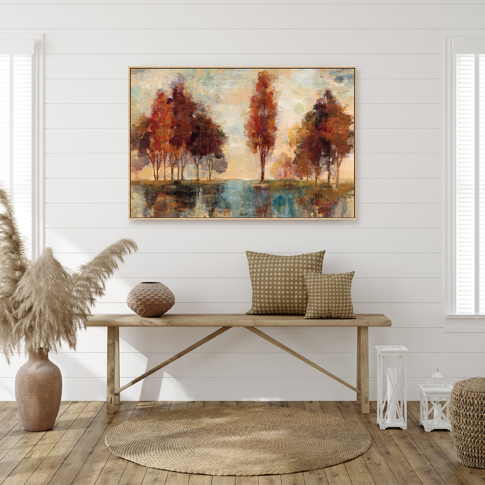 wall-art-print-canvas-poster-framed-Field and Forest-by-Silvia Vassileva-Gioia Wall Art