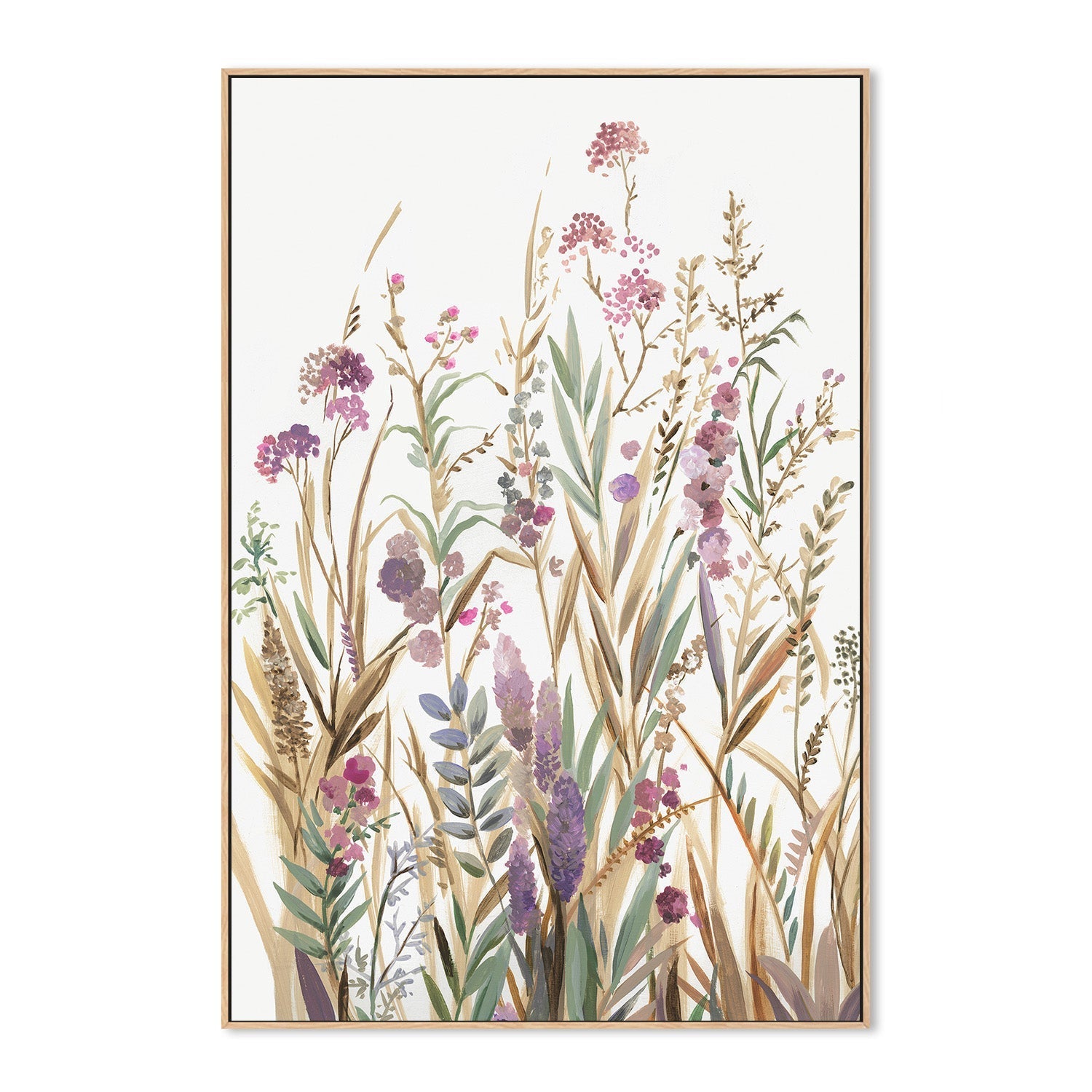 wall-art-print-canvas-poster-framed-Fields Of Wild Pink, Style A , By Asia Jensen-4