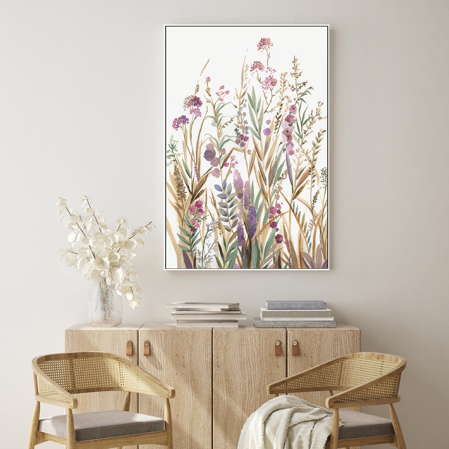 wall-art-print-canvas-poster-framed-Fields Of Wild Pink, Style A , By Asia Jensen-7