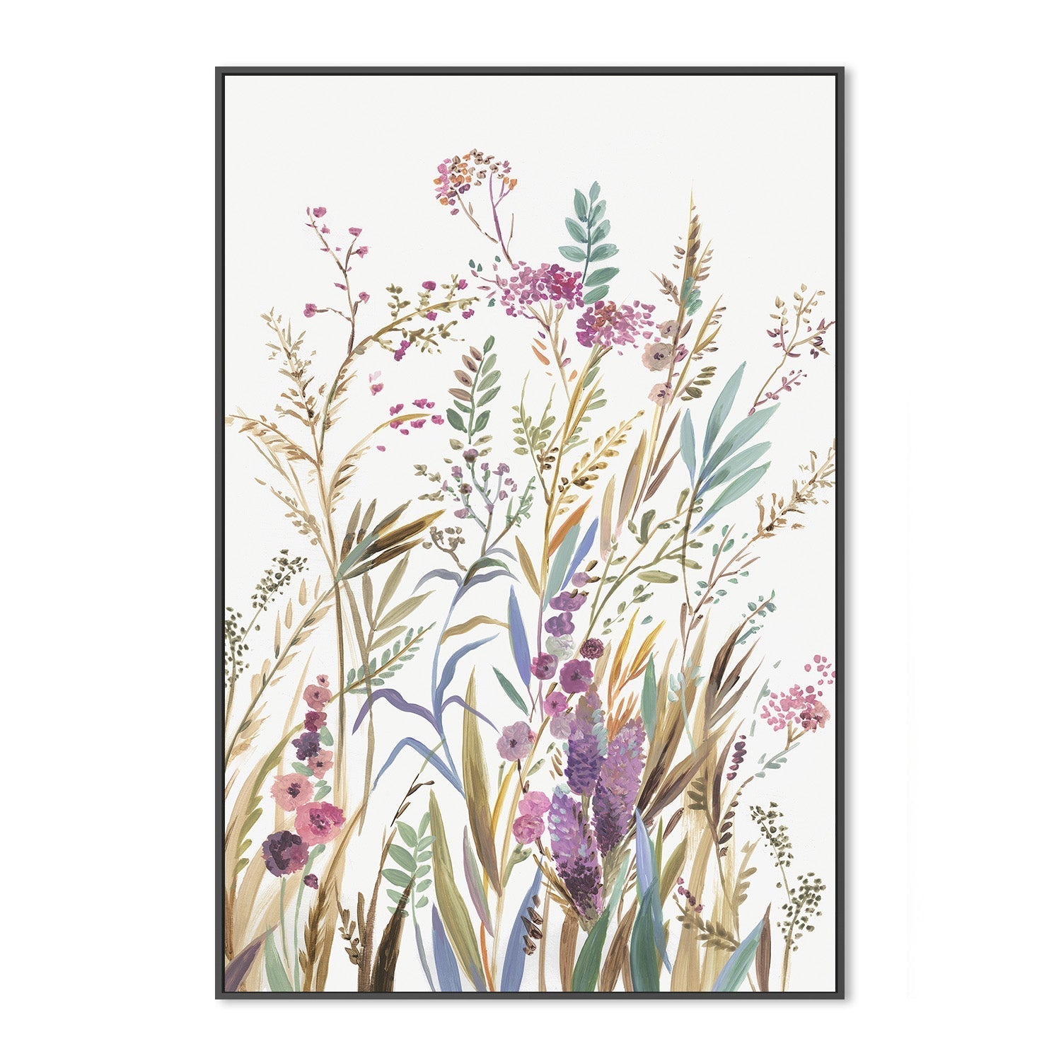 wall-art-print-canvas-poster-framed-Fields Of Wild Pink, Style B , By Asia Jensen-3