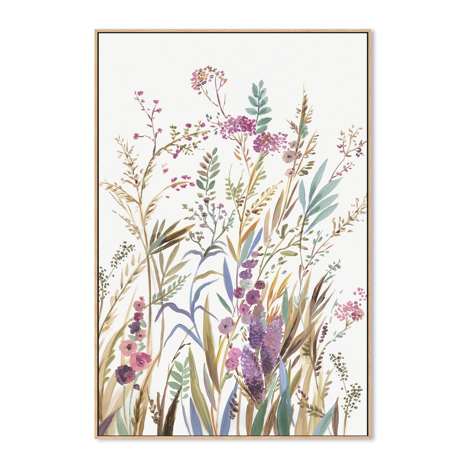 wall-art-print-canvas-poster-framed-Fields Of Wild Pink, Style B , By Asia Jensen-4