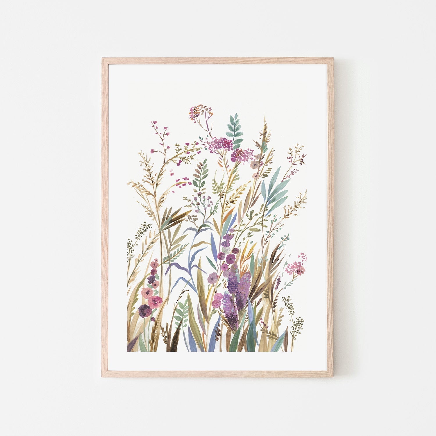 wall-art-print-canvas-poster-framed-Fields Of Wild Pink, Style B , By Asia Jensen-6