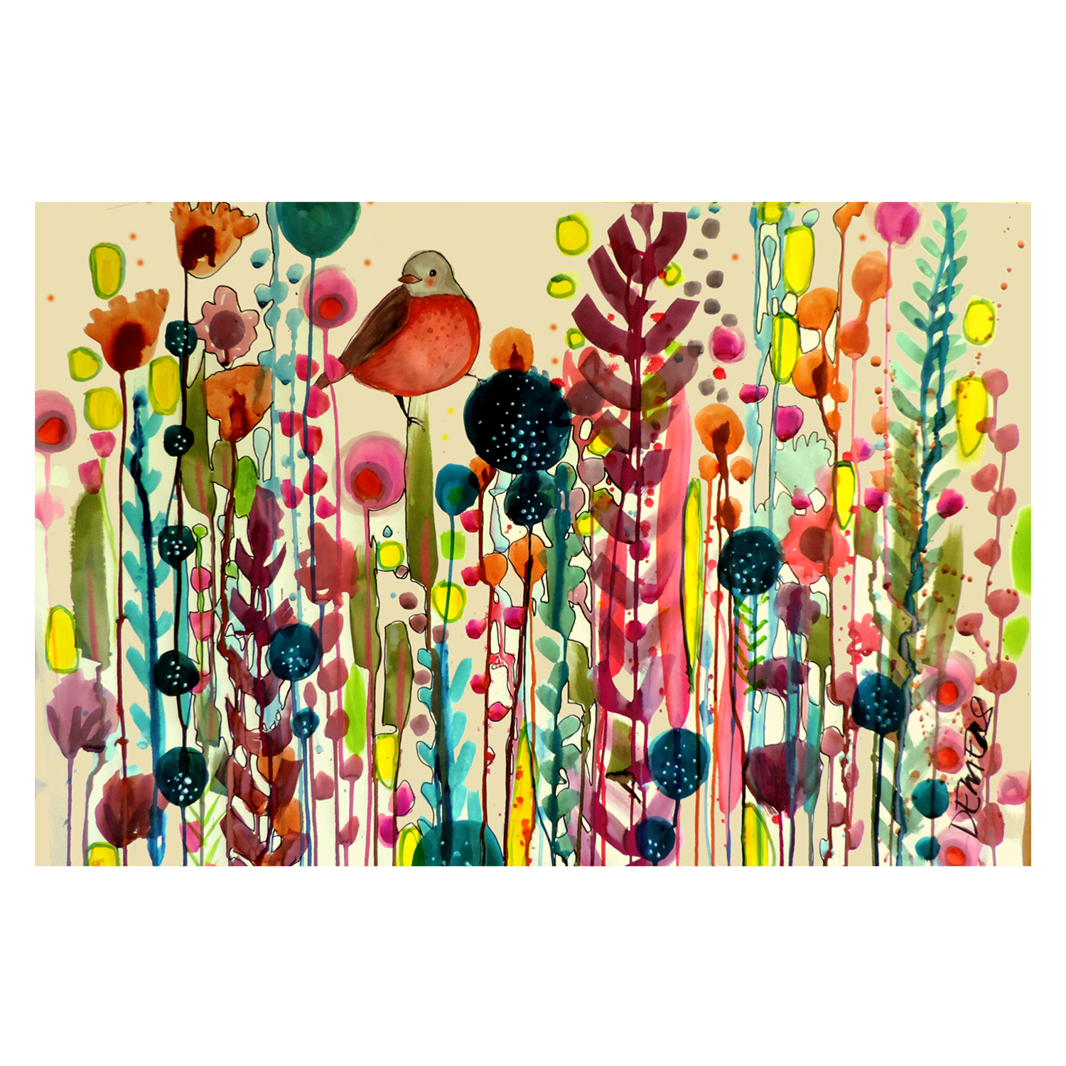 wall-art-print-canvas-poster-framed-Fiestaa , By Sylvie Demers-1