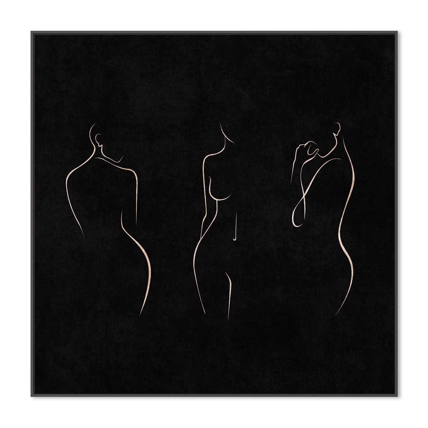 wall-art-print-canvas-poster-framed-Figures In The Night , By Emel Tunaboylu-GIOIA-WALL-ART