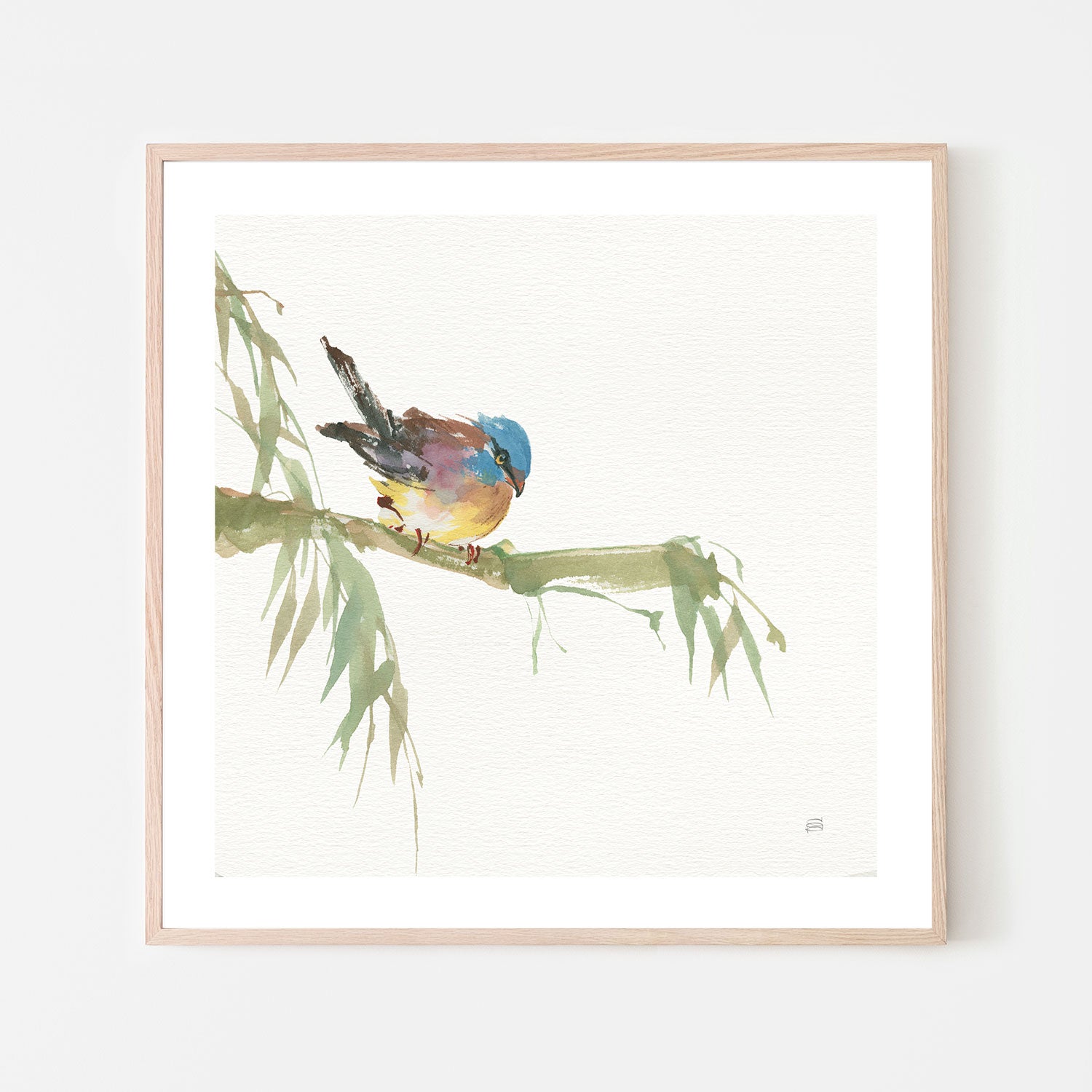 wall-art-print-canvas-poster-framed-Finch , By Chris Paschke-GIOIA-WALL-ART